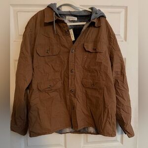 Aeropostale Men's Tan Shirt Jacket